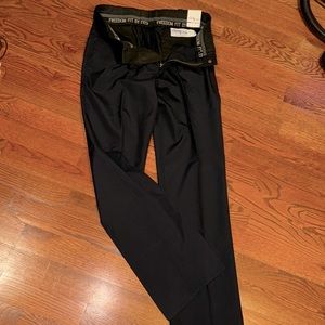 NWT Mens’ Flying Cross Black Uniform/Work Pant Size 36 Short No Hem 34.5 inches